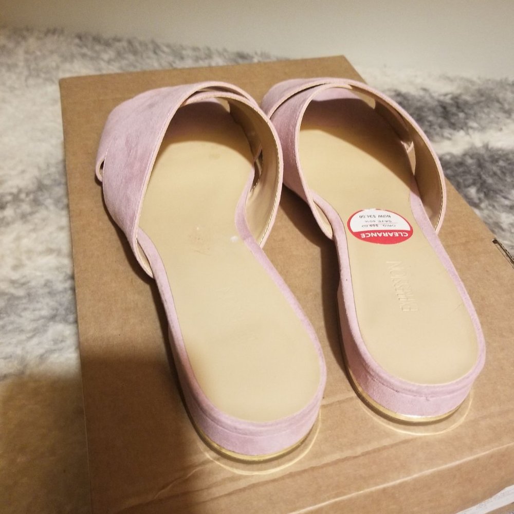 Pink Crossover Slide Sandals - Picture 4 of 4